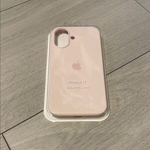 Apple iPhone 17 Silicone Case - Soft Blush Pink